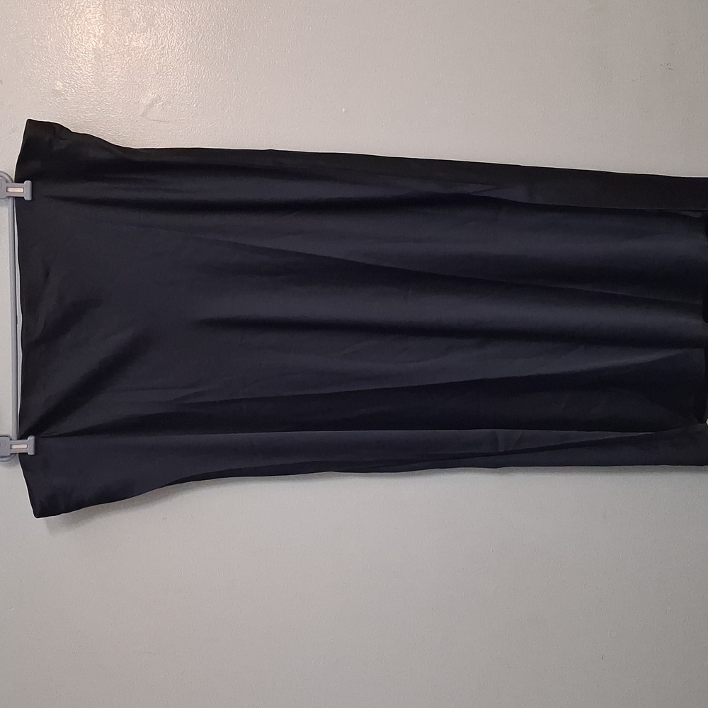 Vineyard Vines size 3X women's maxi nautical navy blue silky slip pull-on skirt.